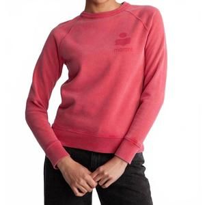 NEW ISABEL MARANT mila sweatshirt in coral